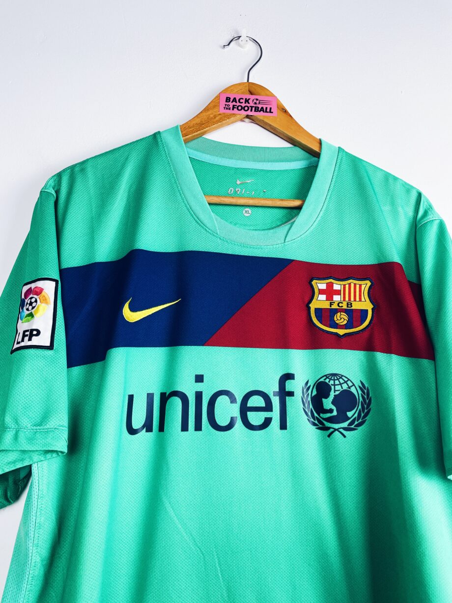 maillot vintage extérieur de Barcelone 2010/2011 floqué Xavi