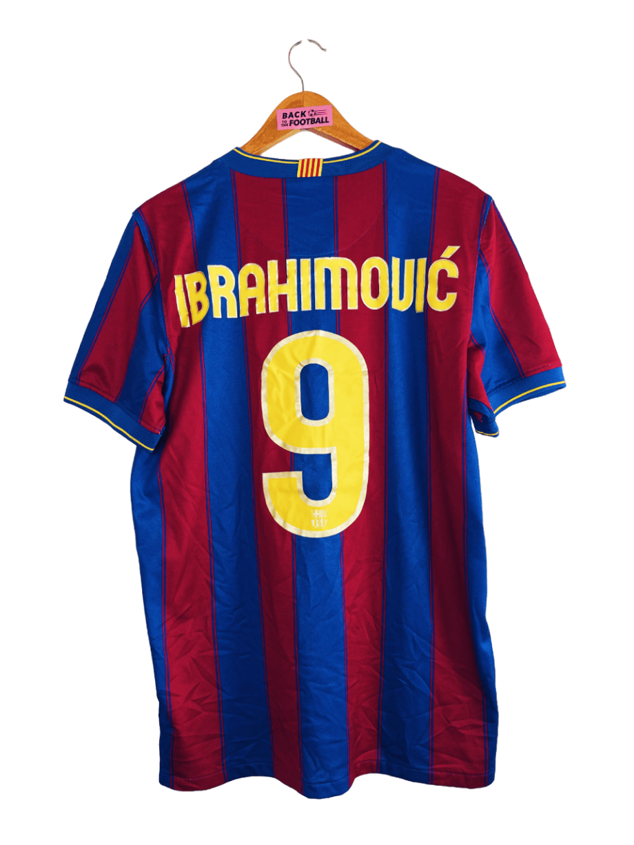 Maillot vintage FC Barcelone 2009/2010 floqué Ibrahimovic