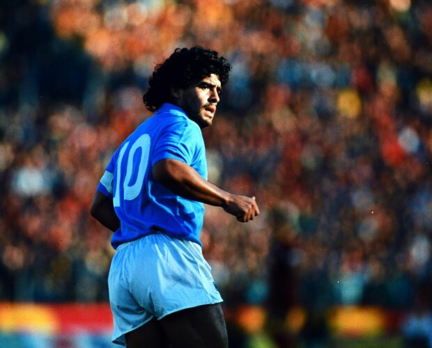 Maillot vintage de Maradona Napoli