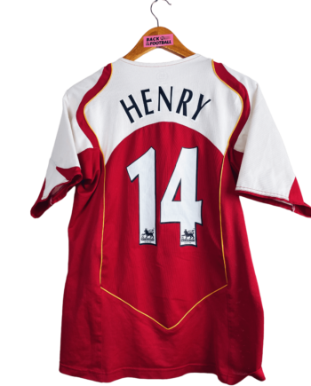Maillot vintage Arsenal 2004/2005 floqué Thierry Henry