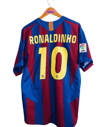 Maillot vintage FC Barcelone 2005/2006 floqué Ronaldinho