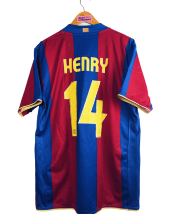 Maillot vintage FC Barcelone 2007/2008 floqué Thierry Henry