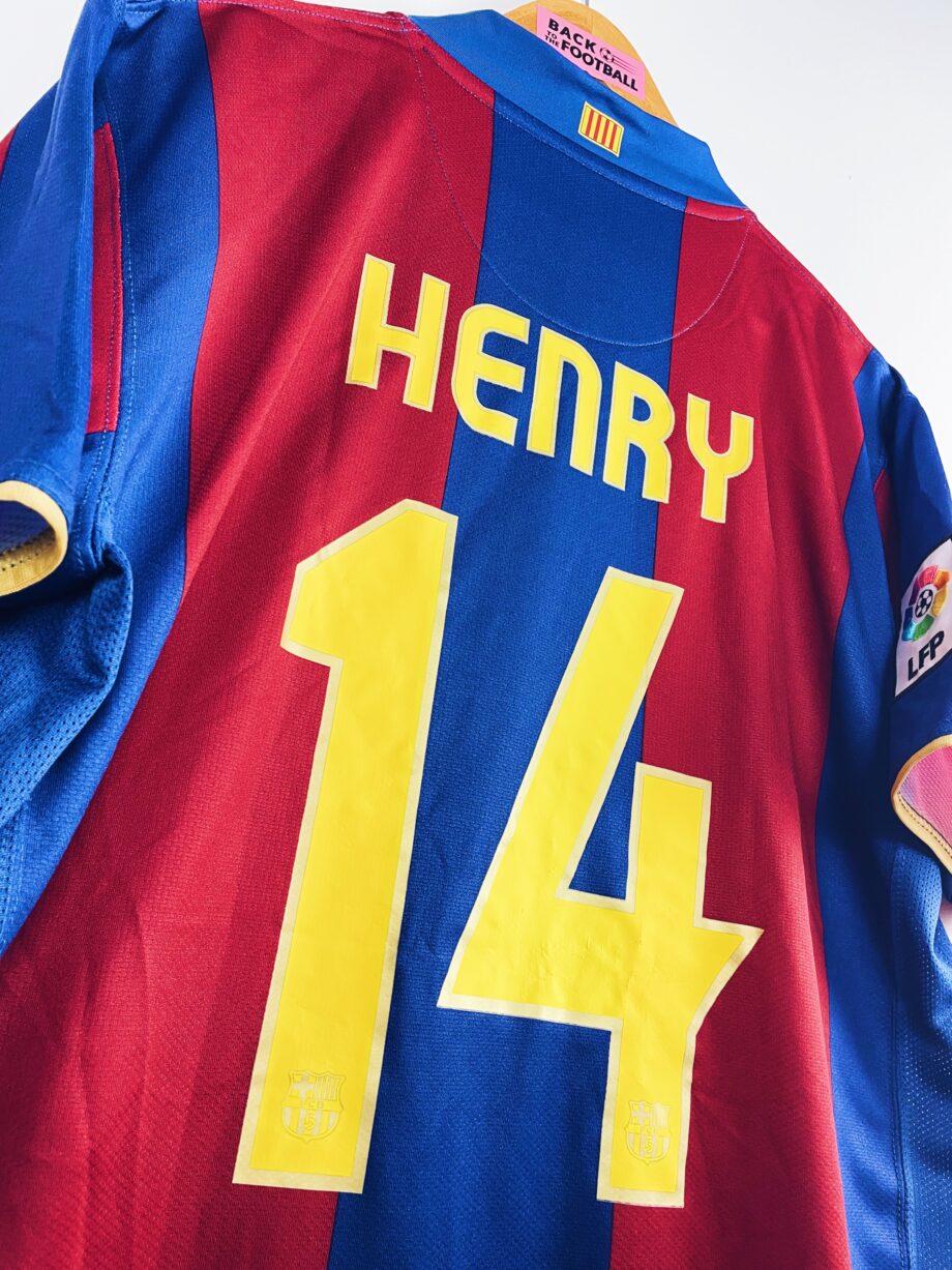 Maillot vintage FC Barcelone 2007/2008 floqué Thierry Henry