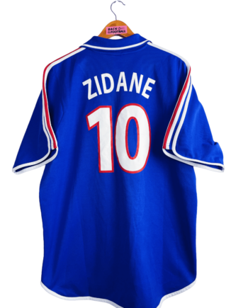 Maillot vintage France Euro 2000 floqué Zidane