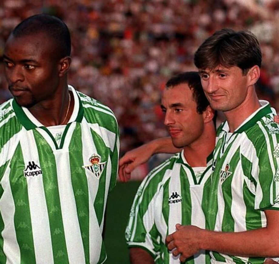 Maillot vintage domicile du Real Betis Séville 1995/1997