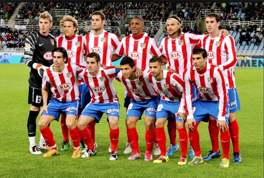 Maillot vintage de l'Atlético Madrid 2010/2011