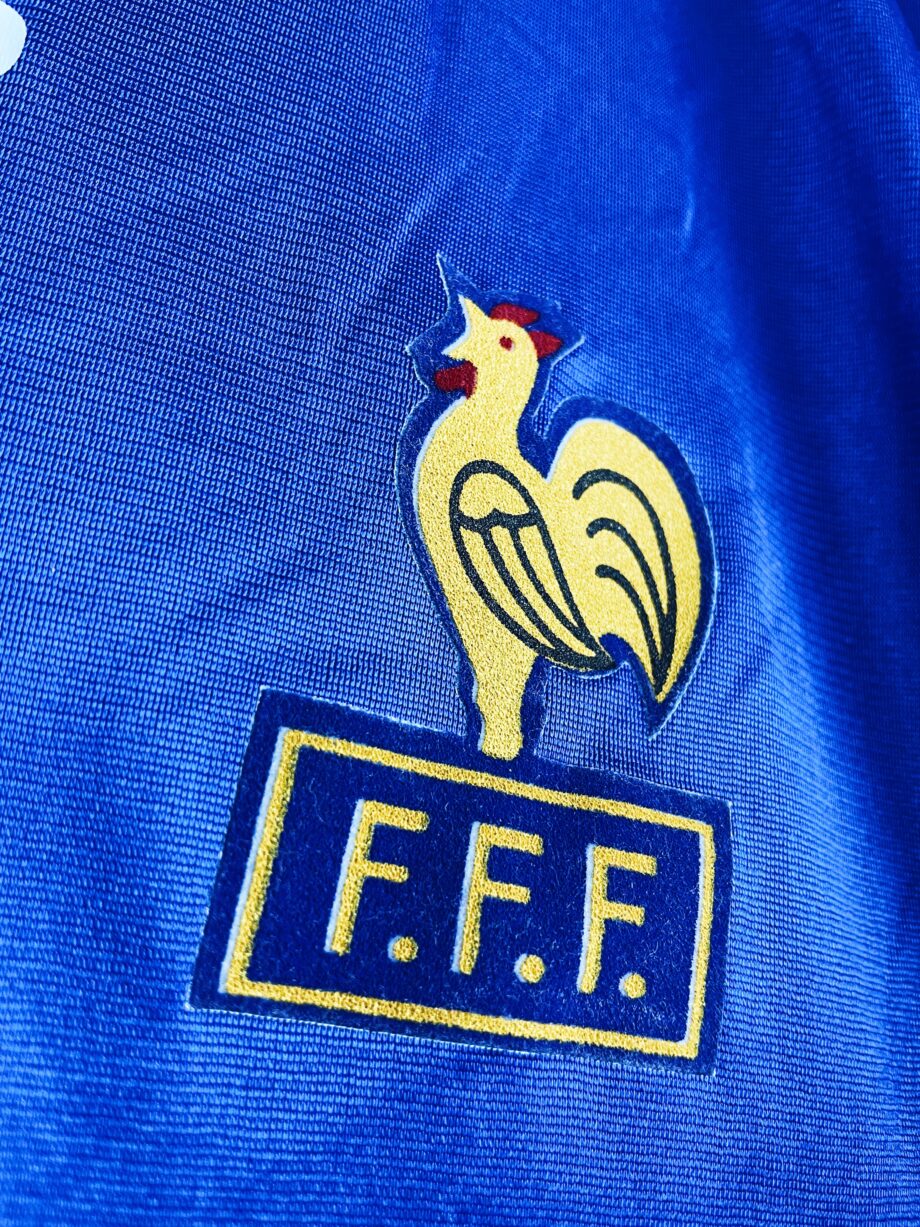 Maillot équipe de France Espoirs 1996 porté par le numéro #7