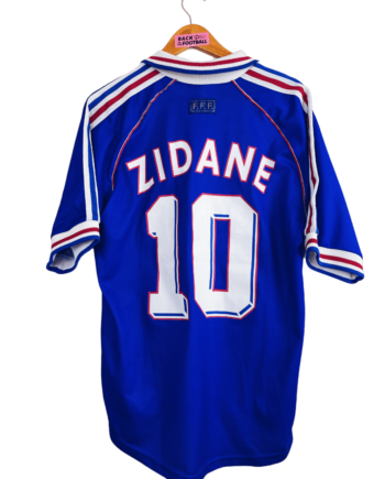 Maillot vintage de l'équipe de France 1998 floqué Zidane #10