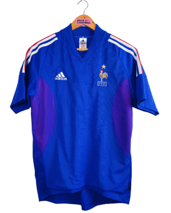 Maillot vintage de l'équipe de France 2002 utilisé pour la coupe du Monde
