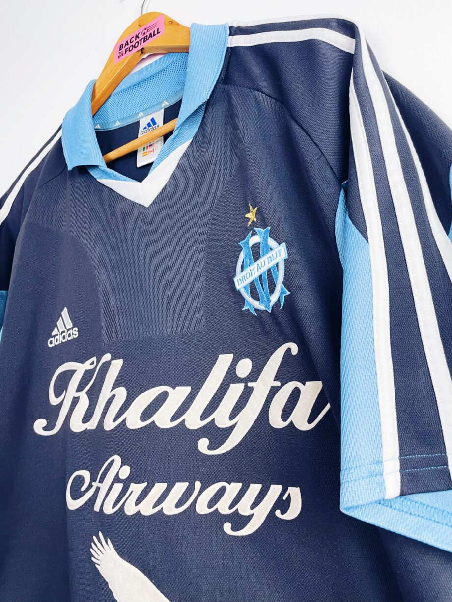 Maillot vintage extérieur de l'Olympique de Marseille 2001/2002