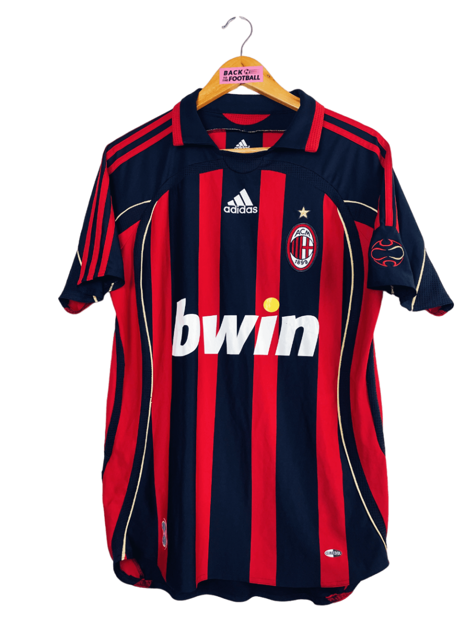 Maillot vintage de l'AC Milan 2006/2007 floqué Gattuso #8