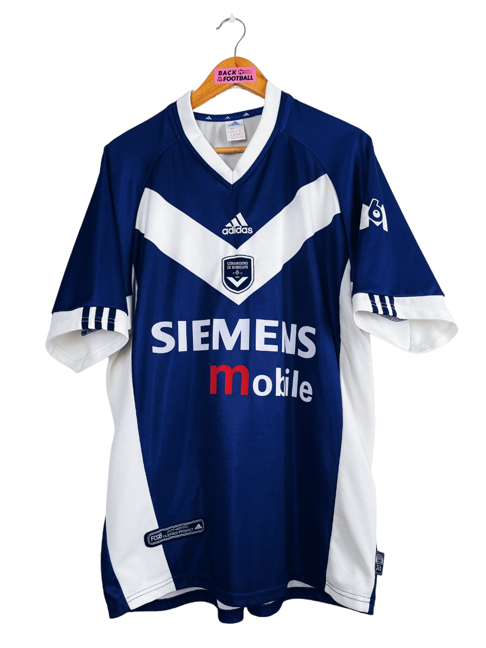 Maillot foot authentique retro et vintage - Olympique de Marseille domicile  2001/2002 (S)