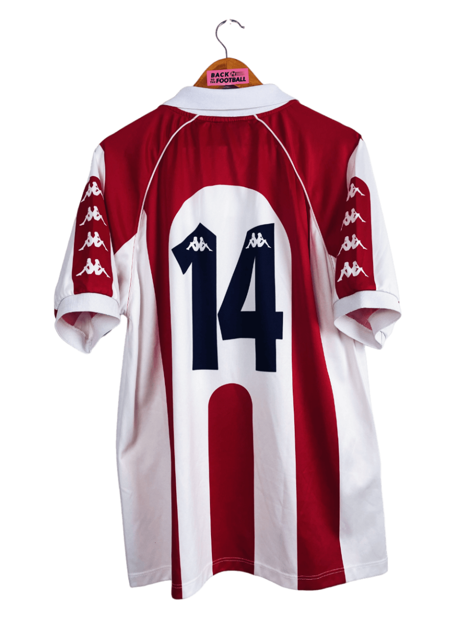 Maillot vintage domicile de l'Athletic Bilbao 1998/1999 floqué du numéro 14 (José Mari)