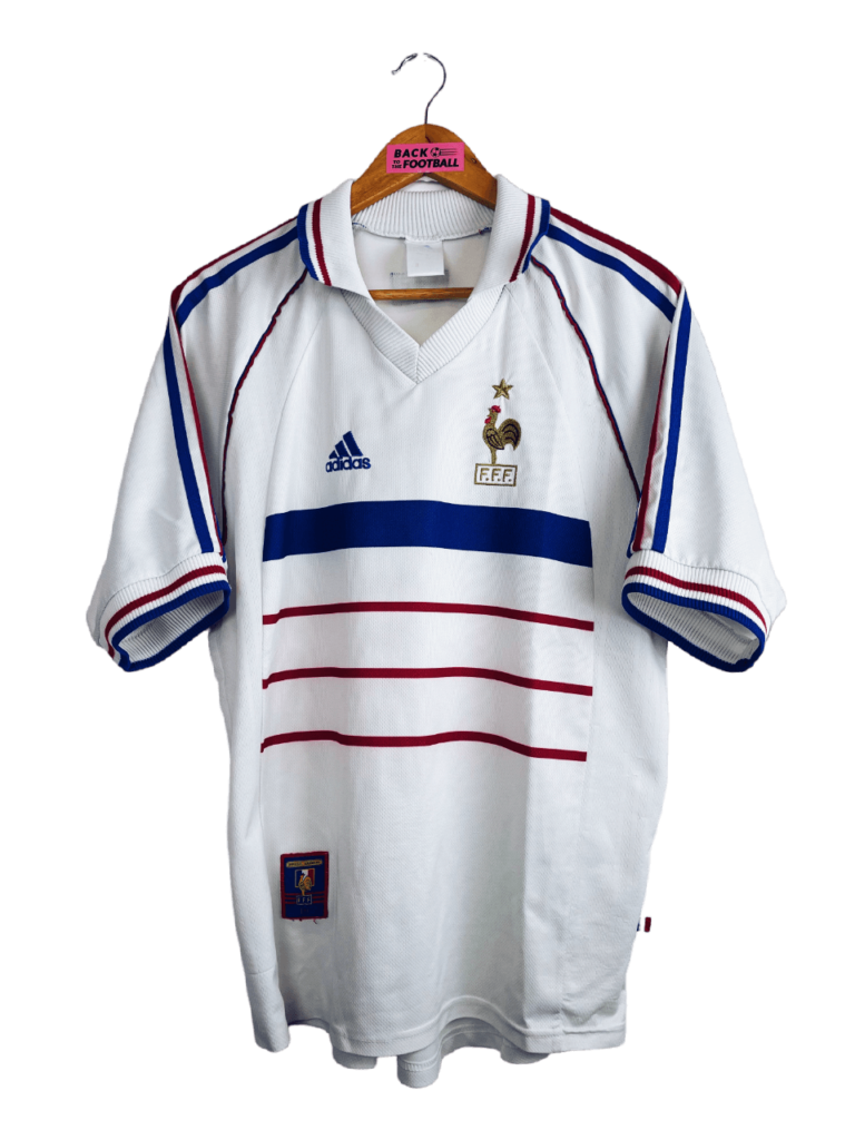 FFF Veste Fédération Française de Football Adidas World Cup 1998 Vintage 90s Doublé France Homme