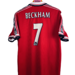Maillot Domicile Manchester United 1998-2000 Umbro - Taille 2XL - #7 Beckham - Occasion Vintage