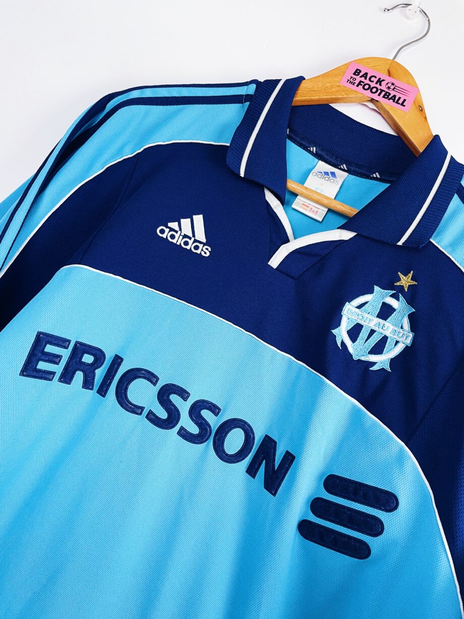 Maillot vintage extérieur de l'Olympique de Marseille 2000/2001