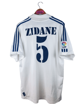 Maillot vintage domicile Real Madrid 2001/2002 floqué Zidane #5