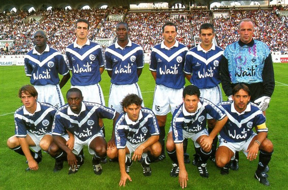 Maillot Girondins de Bordeaux 1996