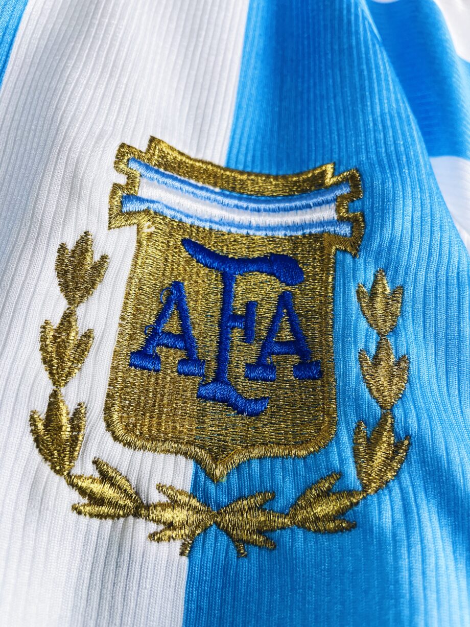 Maillot vintage domicile de l'Argentine 1998 porté lors de la Coupe du Monde