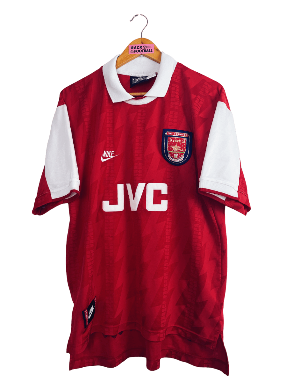 Maillot vintage domicile d'Arsenal 1994/1996