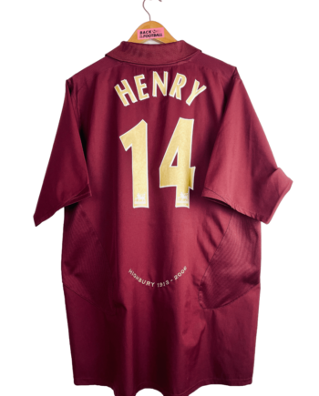 Maillot vintage domicile d'Arsenal 2005/2006 floqué Thierry Henry #14
