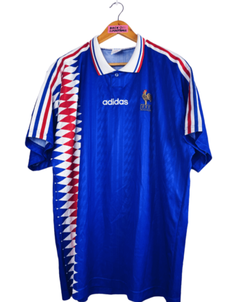 Maillot vintage domicile de l'équipe de France 1994/1996