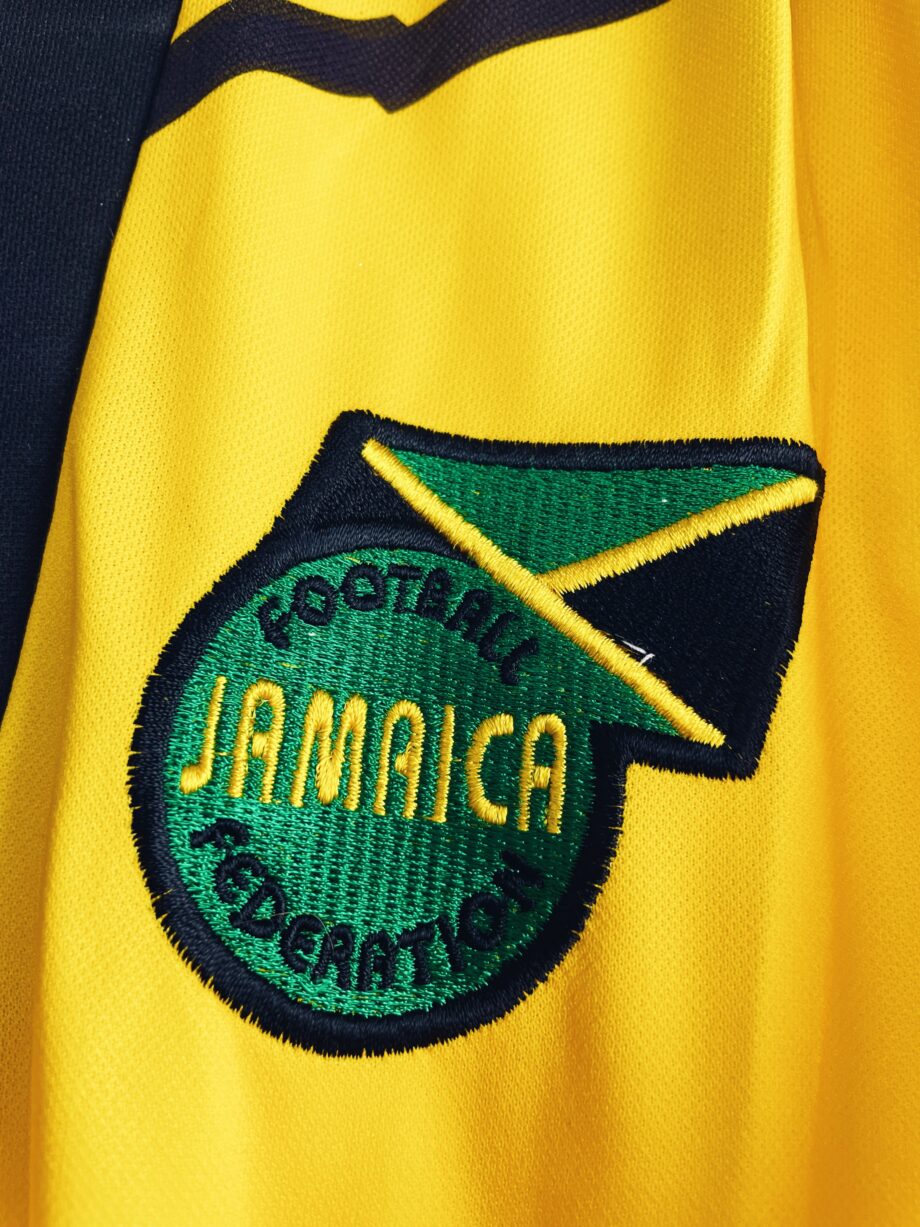 Maillot vintage domicile de la Jamaïque 1998 utilisé lors de la Coupe du Monde