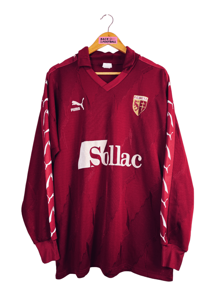 Maillot vintage domicile du FC Metz 1994/1995 manches longues