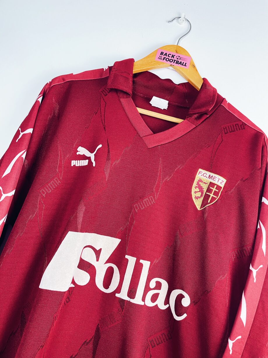 Maillot vintage domicile du FC Metz 1994/1995 manches longues