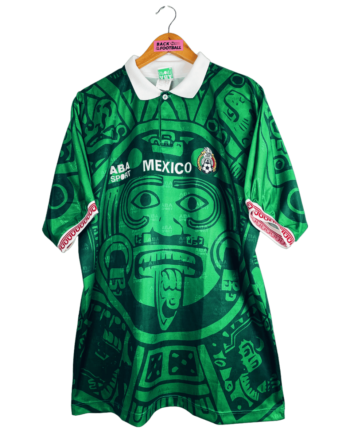 Maillot vintage domicile du Mexique 1998 utilisé pour la Coupe du Monde