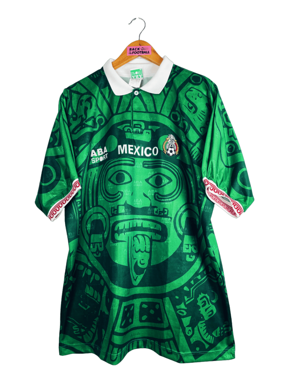 Maillot vintage domicile du Mexique 1998 utilisé pour la Coupe du Monde