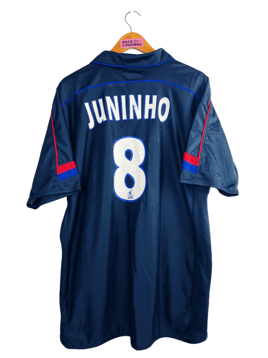 Maillot vintage extérieur de l'Olympique Lyonnais 2003/2004 floqué Juninho #8