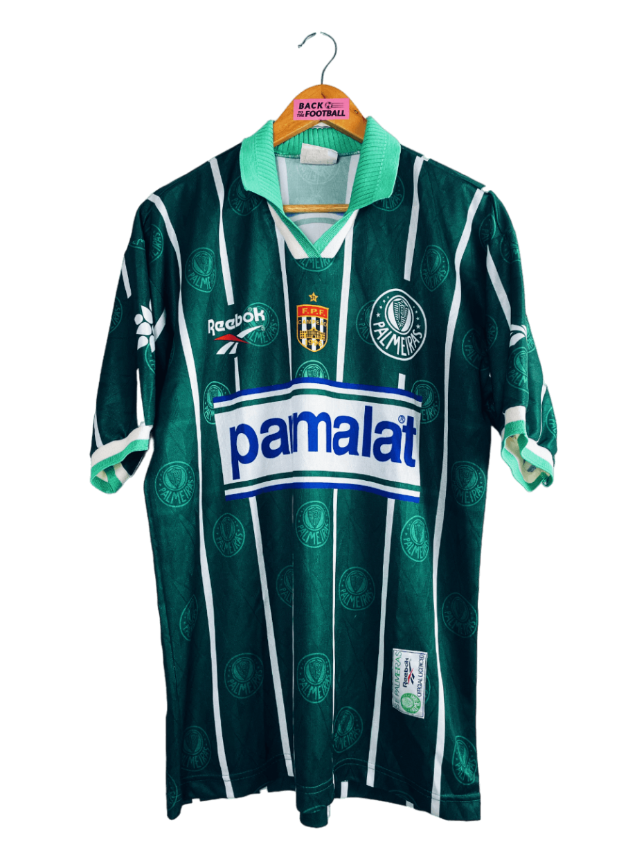 Maillot vintage domicile de Palmeiras 1996 floqué du numéro 10