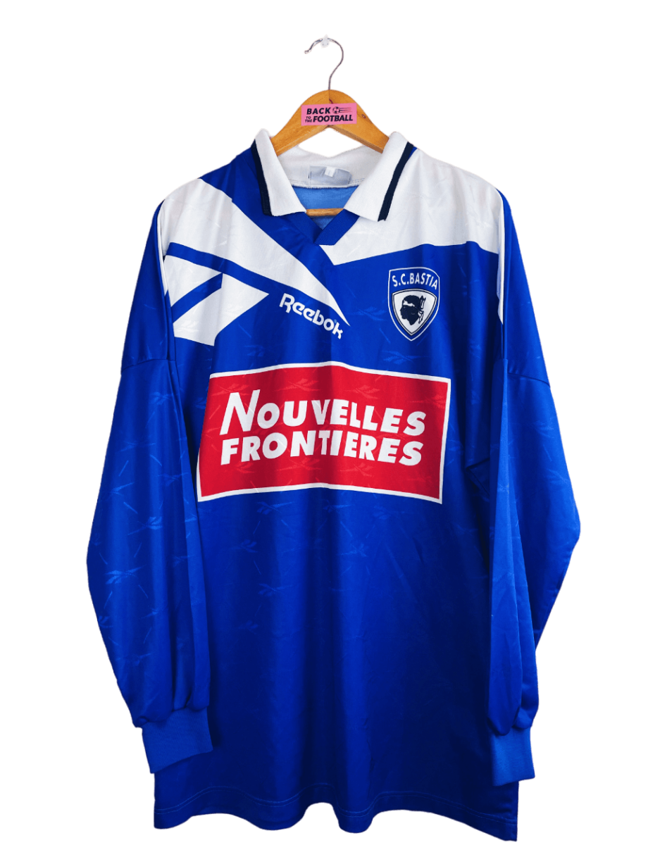 Maillot vintage du SC Bastia 1995/1997 manches longues