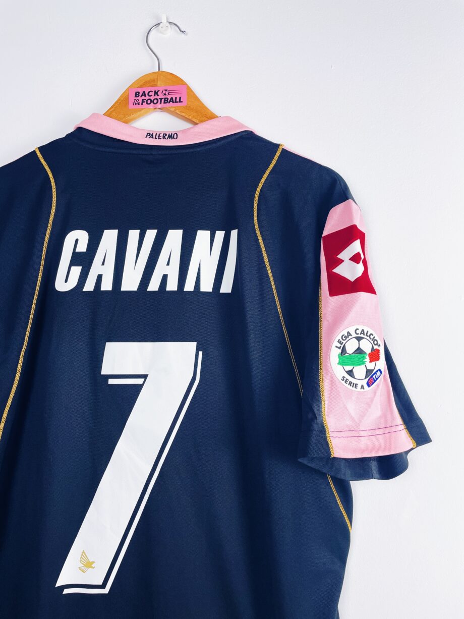 Maillot vintage third de Palerme 2009/2010 floqué Cavani #7