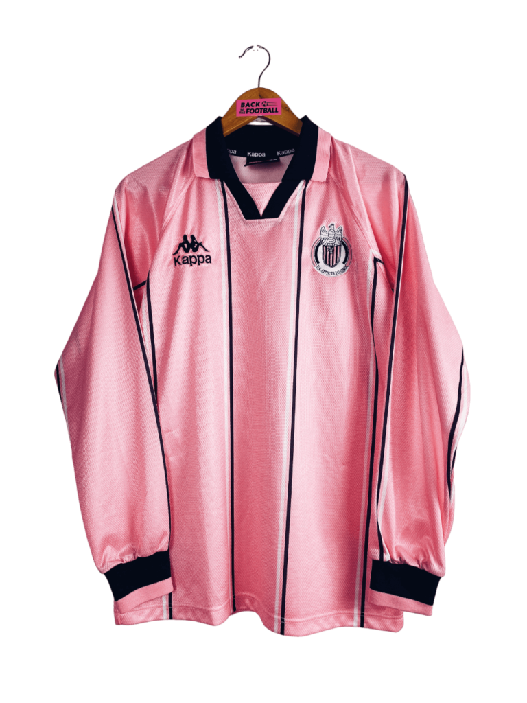 Maillot Palerme Vintage 2009-2010 - Miccoli #10 - Longues Manches Rose - Lotto