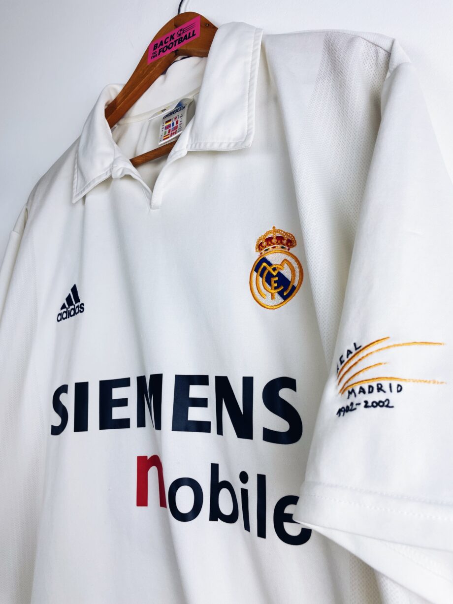 Maillot vintage domicile du Real Madrid 2002/2003 floqué Zidane #5