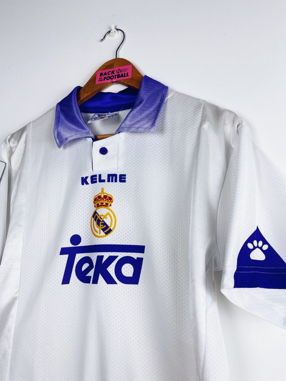 Maillot vintage domicile du Real Madrid 1997/1998 floqué Roberto Carlos #3