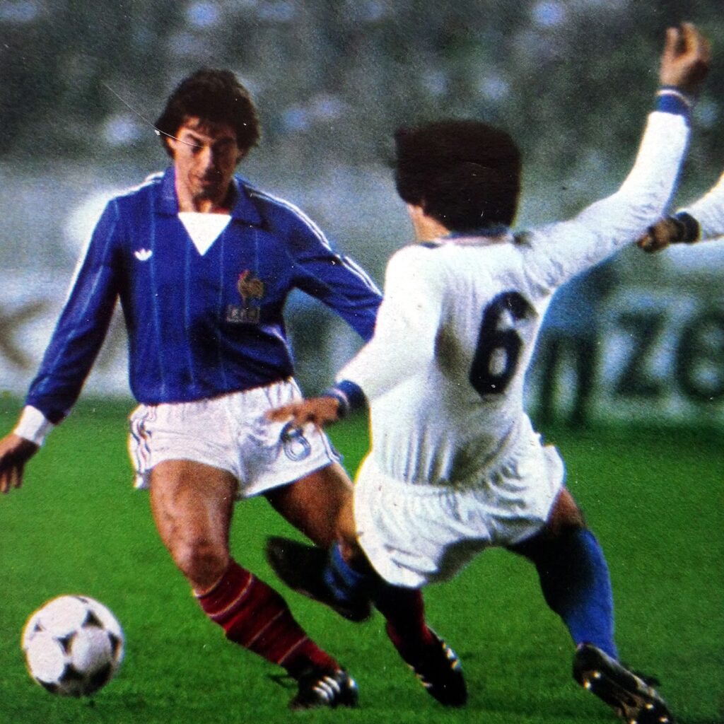 Maillot vintage de l'équipe de France 1982