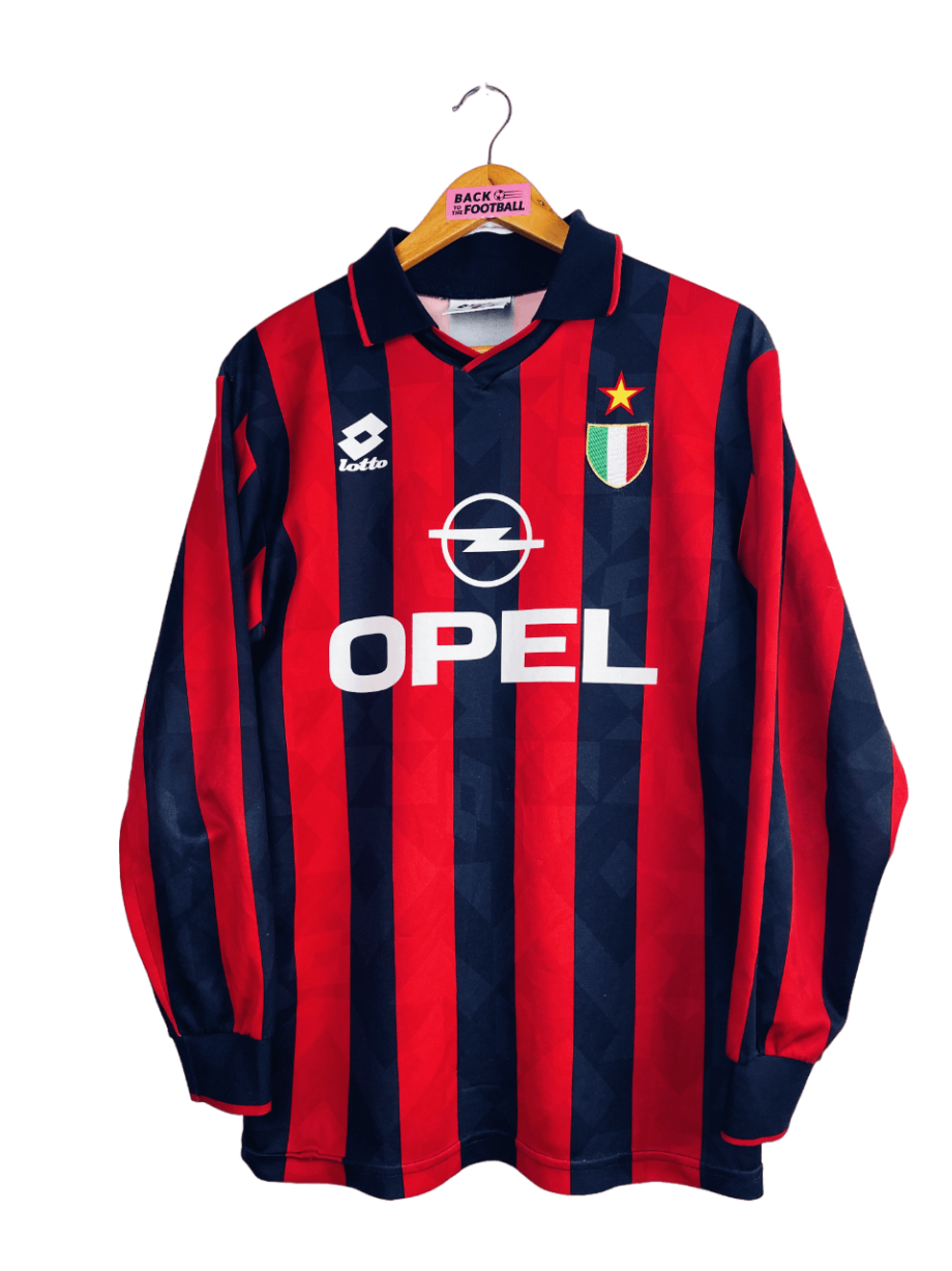 Maillot vintage domicile de l'AC Milan 1994/1995