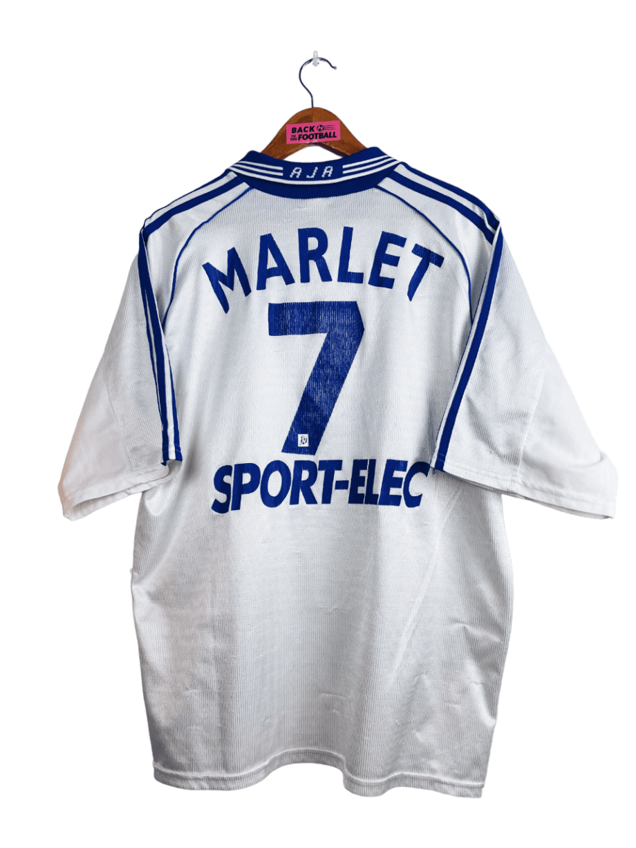 Maillot vintage domicile de l'AJ Auxerre 1999/2000 floqué Steve Marlet