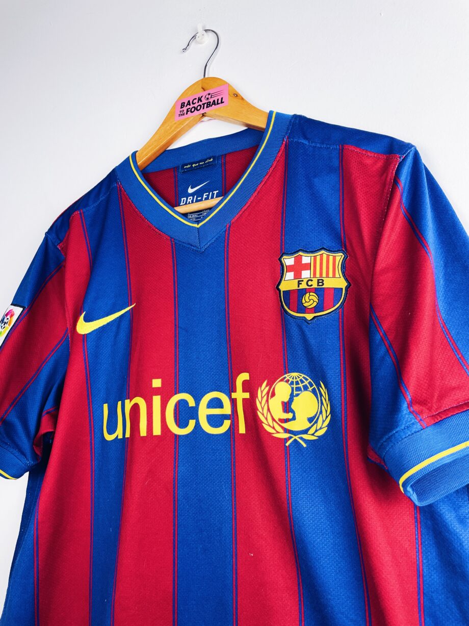 Maillot vintage domicile du FC Barcelone 2009/2010 floqué Messi #10