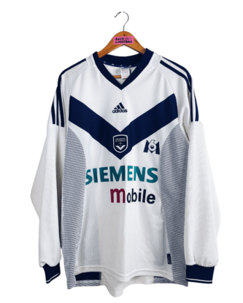 Maillot vintage extérieur des Girondins de Bordeaux 2002/2003 en manches longues