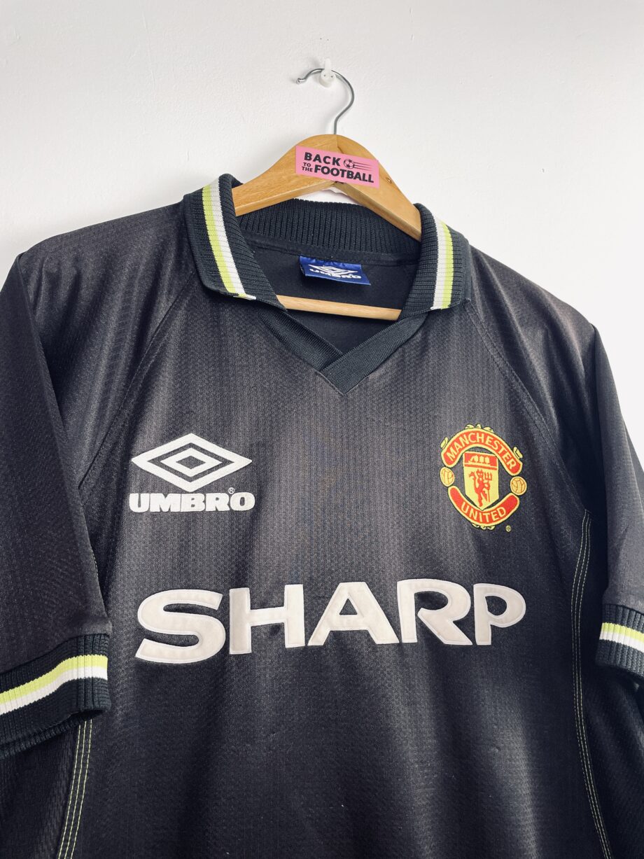 Maillot vintage third de Manchester United 1998/1999 floqué David Beckham #7