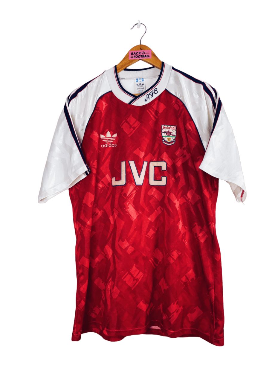 Maillot vintage domicile d'Arsenal 1990/1992