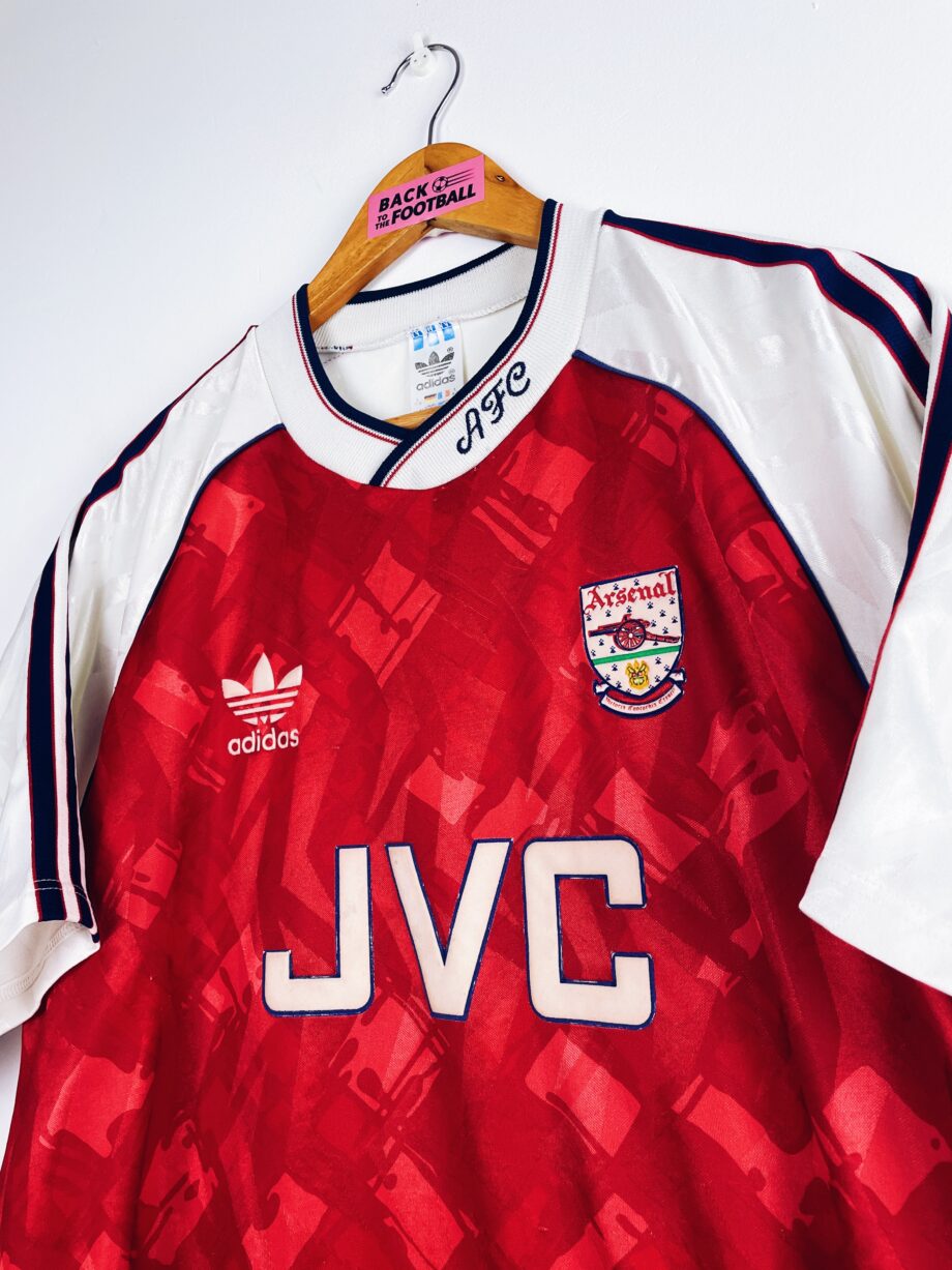 Maillot vintage domicile d'Arsenal 1990/1992