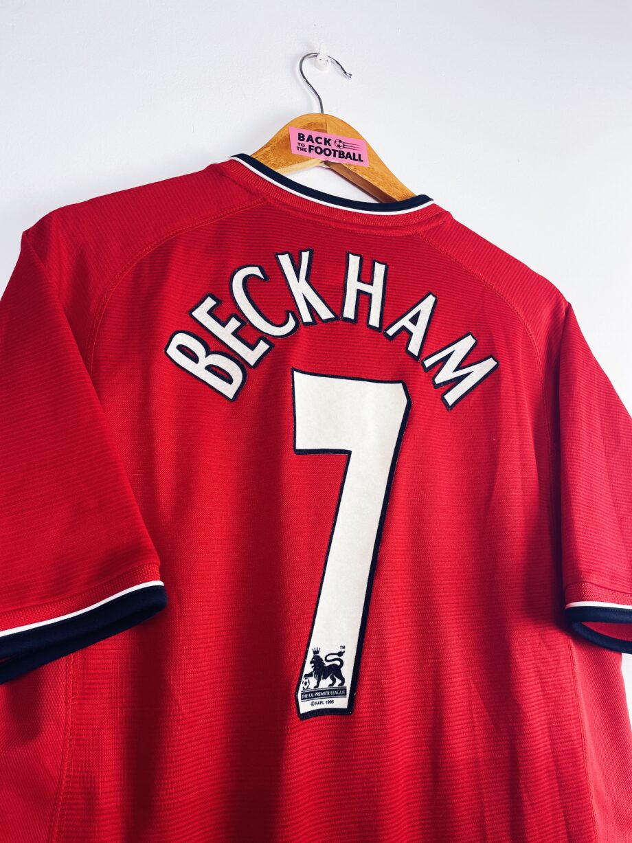 Maillot vintage domicile de Manchester United 2000/2002 floqué Beckham