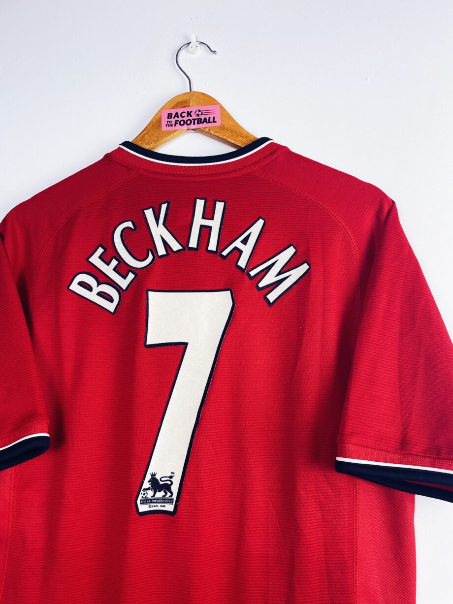 Maillot vintage domicile de Manchester United 2000/2002 floqué Beckham