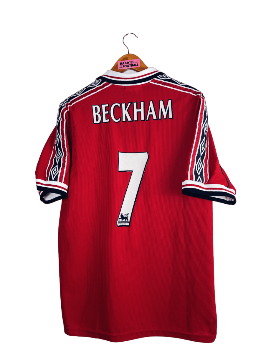 Maillot vintage domicile de Manchester United 1998/2000 floqué Beckham