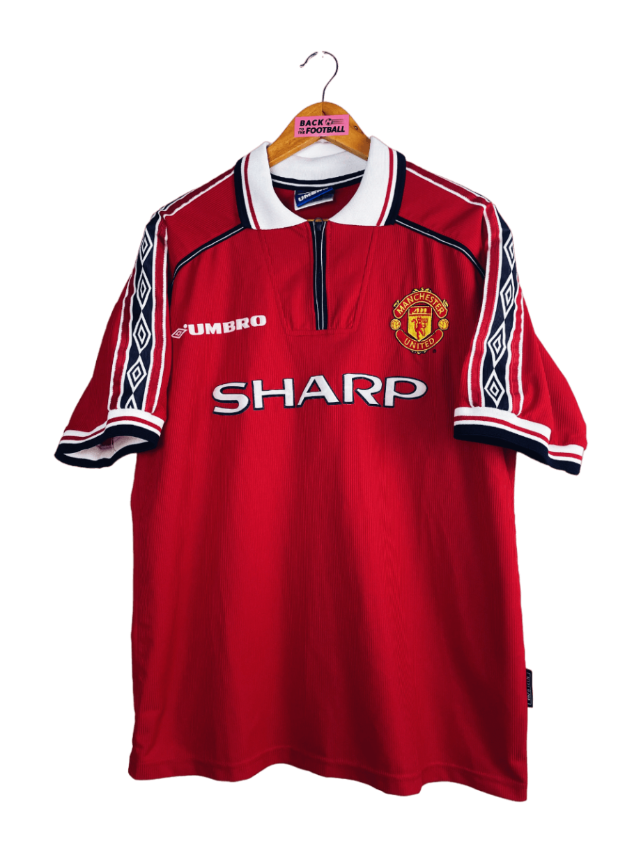 Maillot vintage domicile de Manchester United 1998/2000 floqué Beckham